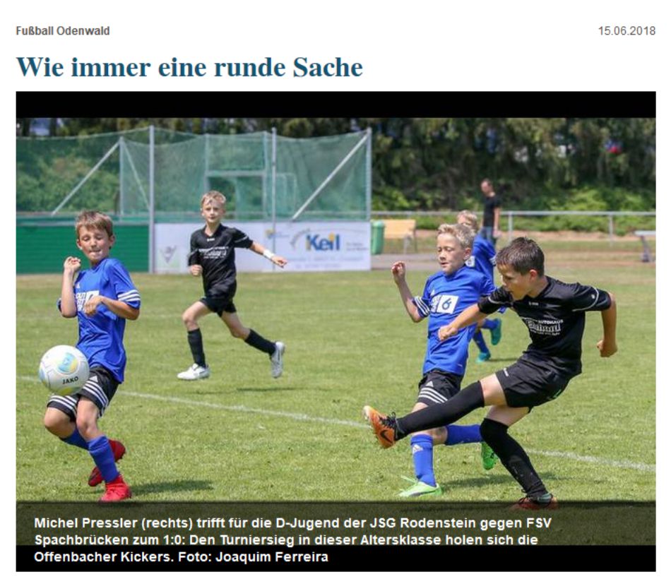 Wie immer eine runde Sache